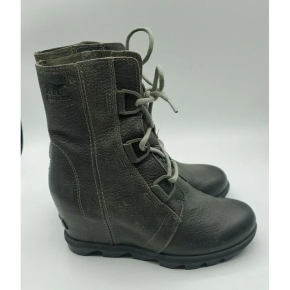 Sorel Joan of Arctic Wedge ii Waterproof Bootie #NL3491-052 in Quarry Size 7 - Picture 7 of 9